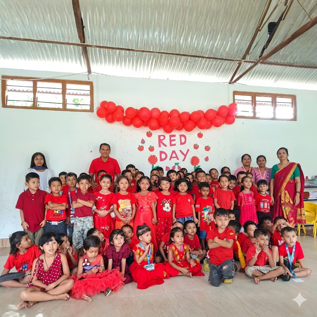 Celebration day at school