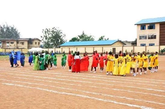 House parade at sports day